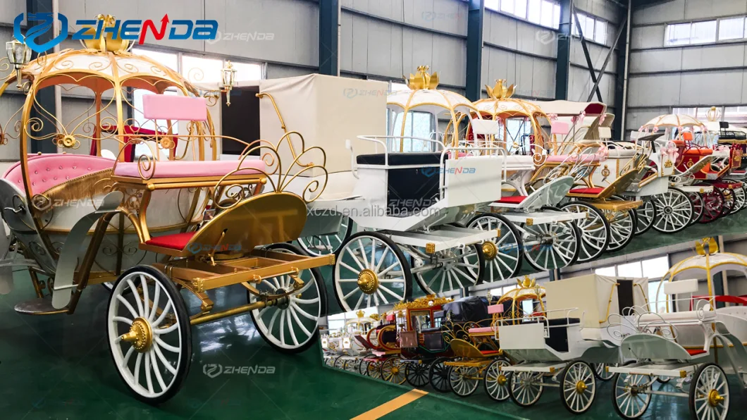 Customized Multi-Color Royal Sightseeing Carriage/Park Tour Rental Carriage/European Classical Wedding Carriage