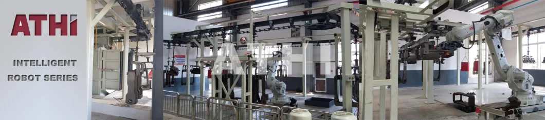 Athi Hook Shot Blasting Machine and Painting Line