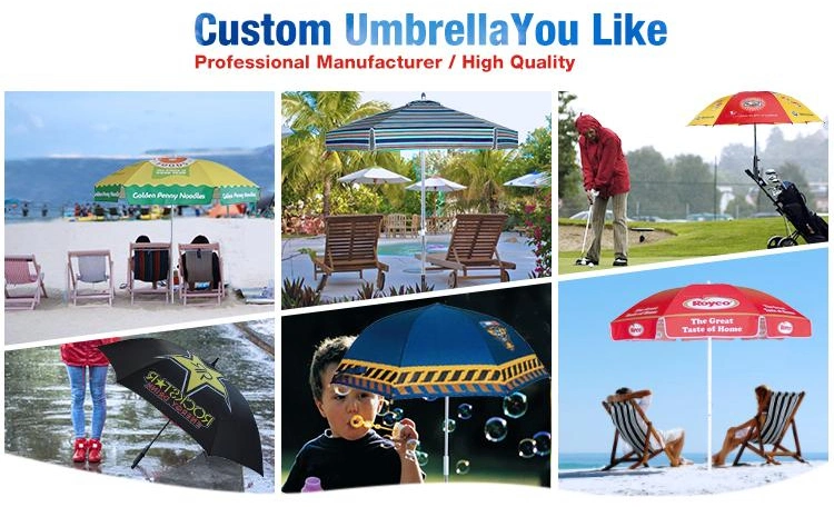 Promotional Beach Umbrella Logo Print Pagoda Beach Umbrella Polyester Umbrella Holder Beach