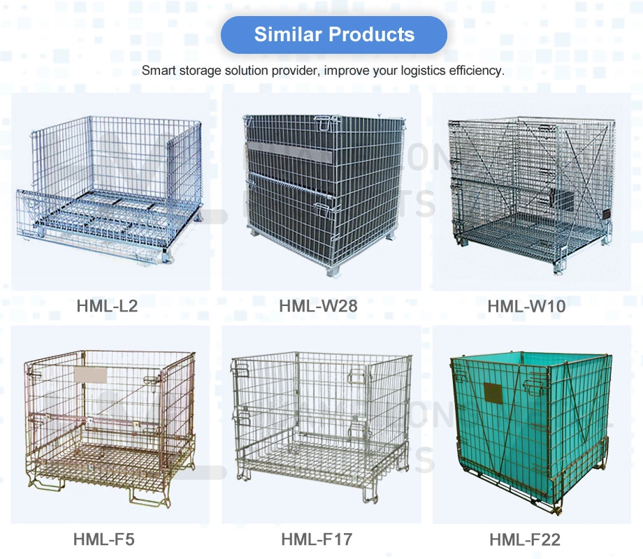 Rigid Foldable Collapsible Steel Metal Wire Mesh Basket for Storage