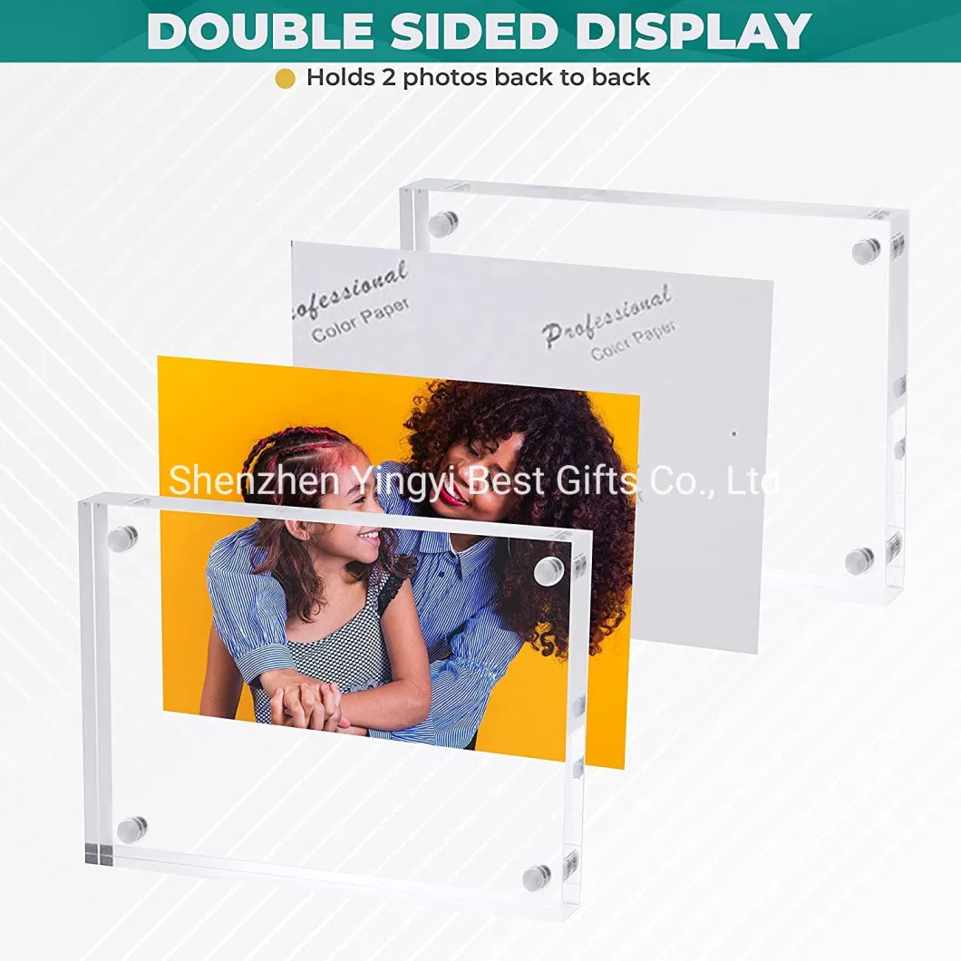 Acrylic Magnet Lucite Plexiglass Picture Frame