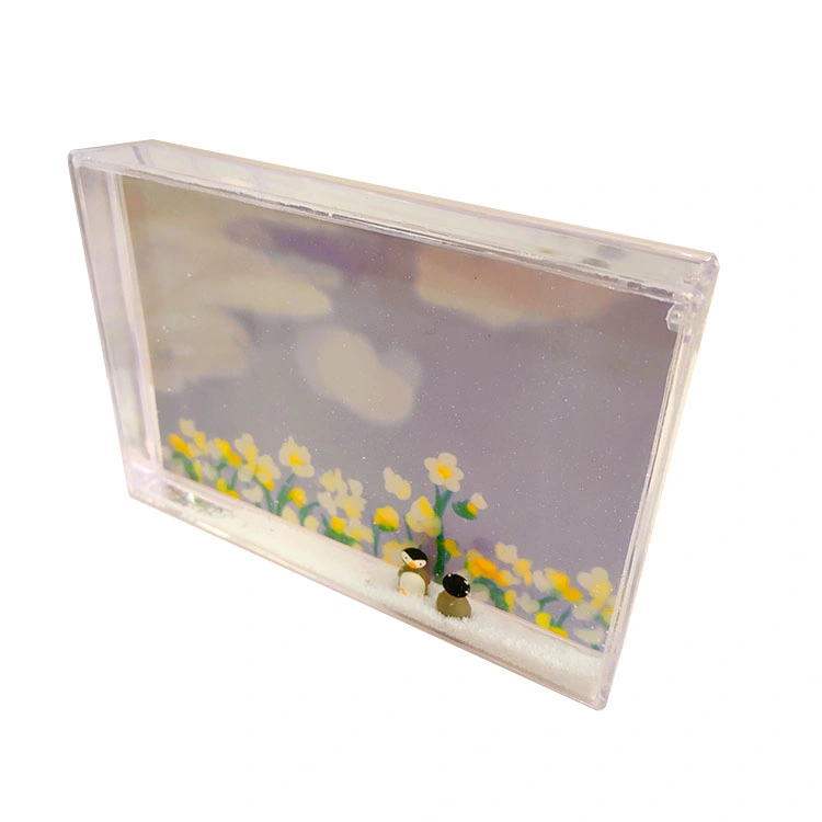 Photo Frame with Colors Oil and Decor