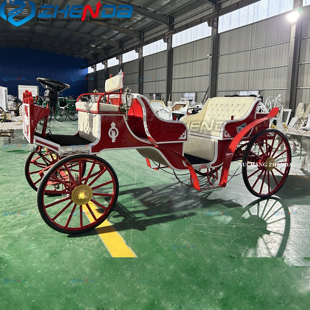 Customized Multi-Color Royal Sightseeing Carriage/Park Tour Rental Carriage/European Classical Wedding Carriage