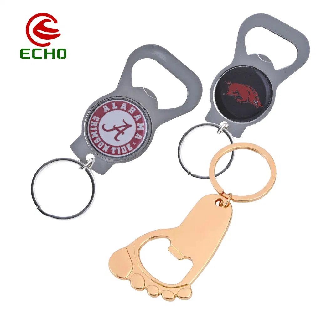 Love Heart Pet Memorial Self Defensa China Wholesale Chinese Factory Personalized Customized Engraved Logo Decoration Bottle Opener Keychain for Sale