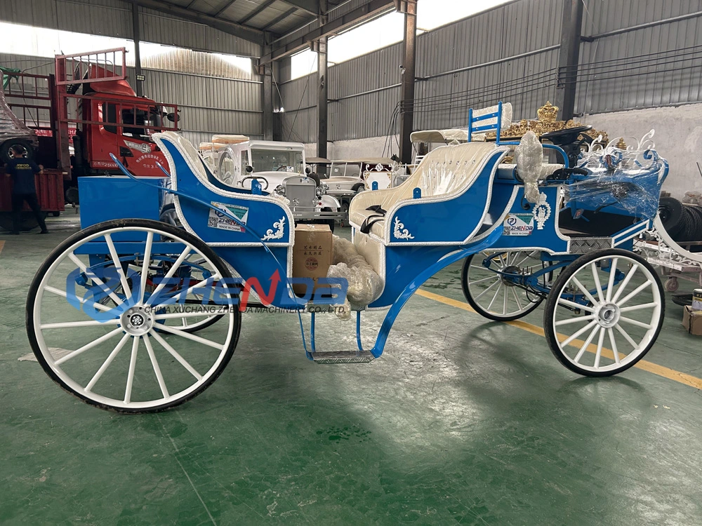 Customized Multi-Color Royal Sightseeing Carriage/Park Tour Rental Carriage/European Classical Wedding Carriage