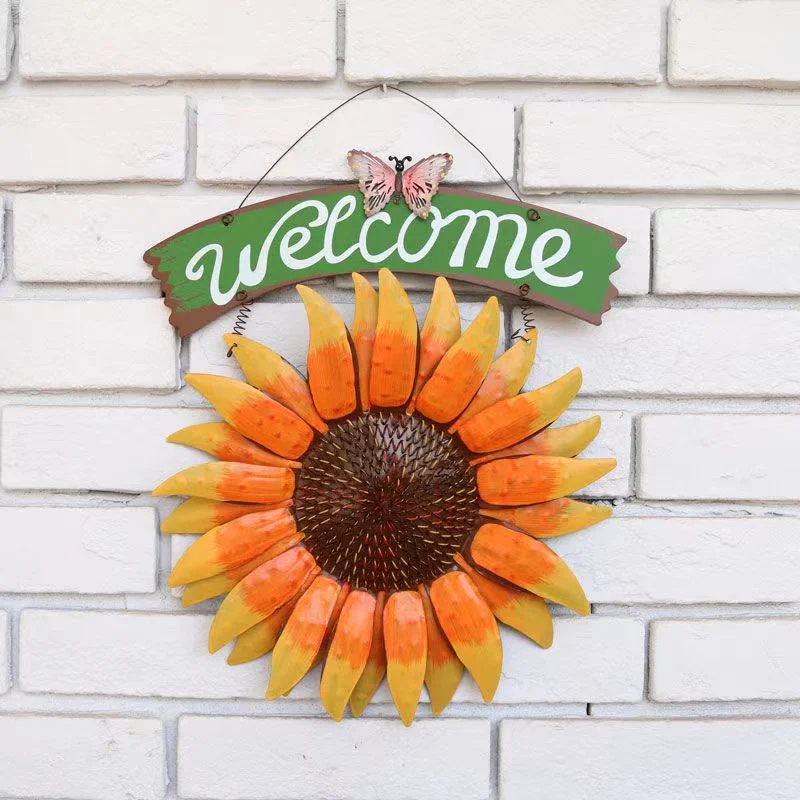 Elegant Cute Signs Welcome Sign for Front Door Funny Welcome-Ish Hanging Plaque Garden Decoration