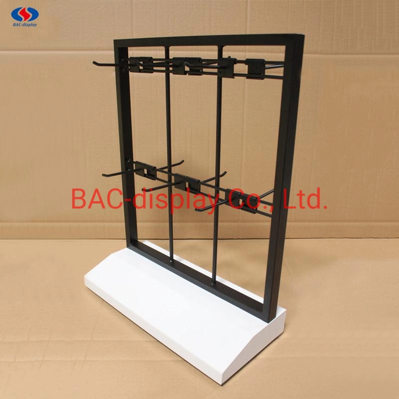 Portable Black Powder Coated Umbrella Metal Display Stand