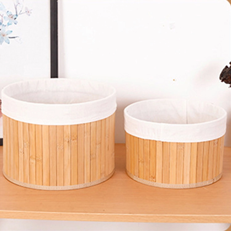 Clothes Parcel Bamboo Large Clothes Basket Bucket Cloth Box Bamboo Storage Basket