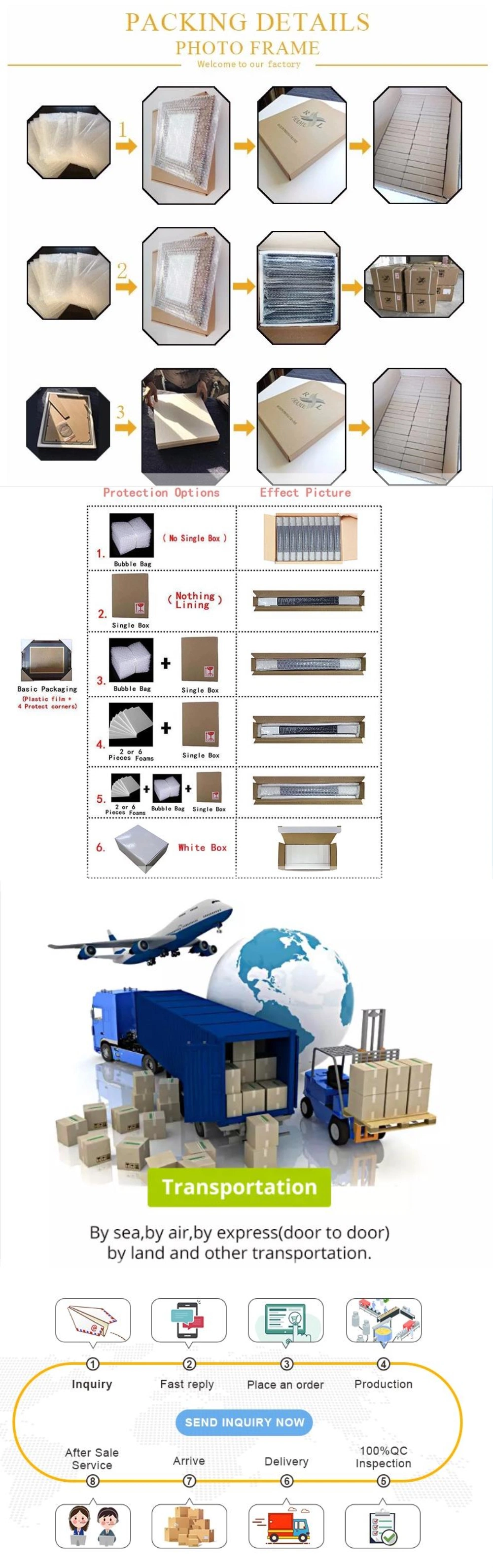 New Designed Removable Plastic Picture Frame for Photo Mounting