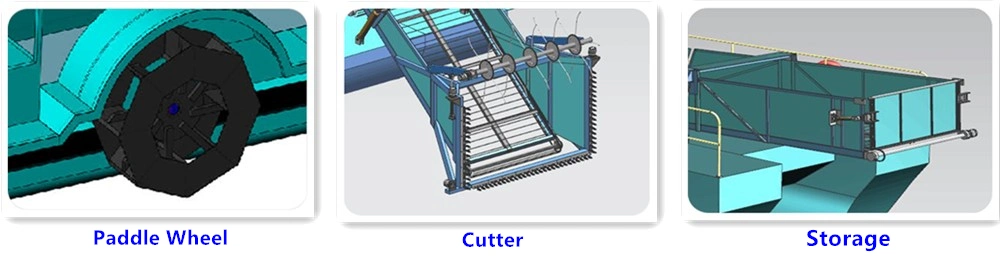 Factory Lake Weed Harvester/Harvesting Aquatic Plants Machine/Inland&prime; S Harvester