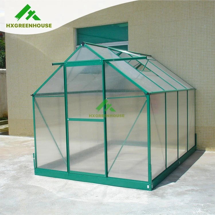 Widely Used Large Plant Grow Box with Plastic Cover and Green Aluminum Frame Hx65120-1 Series