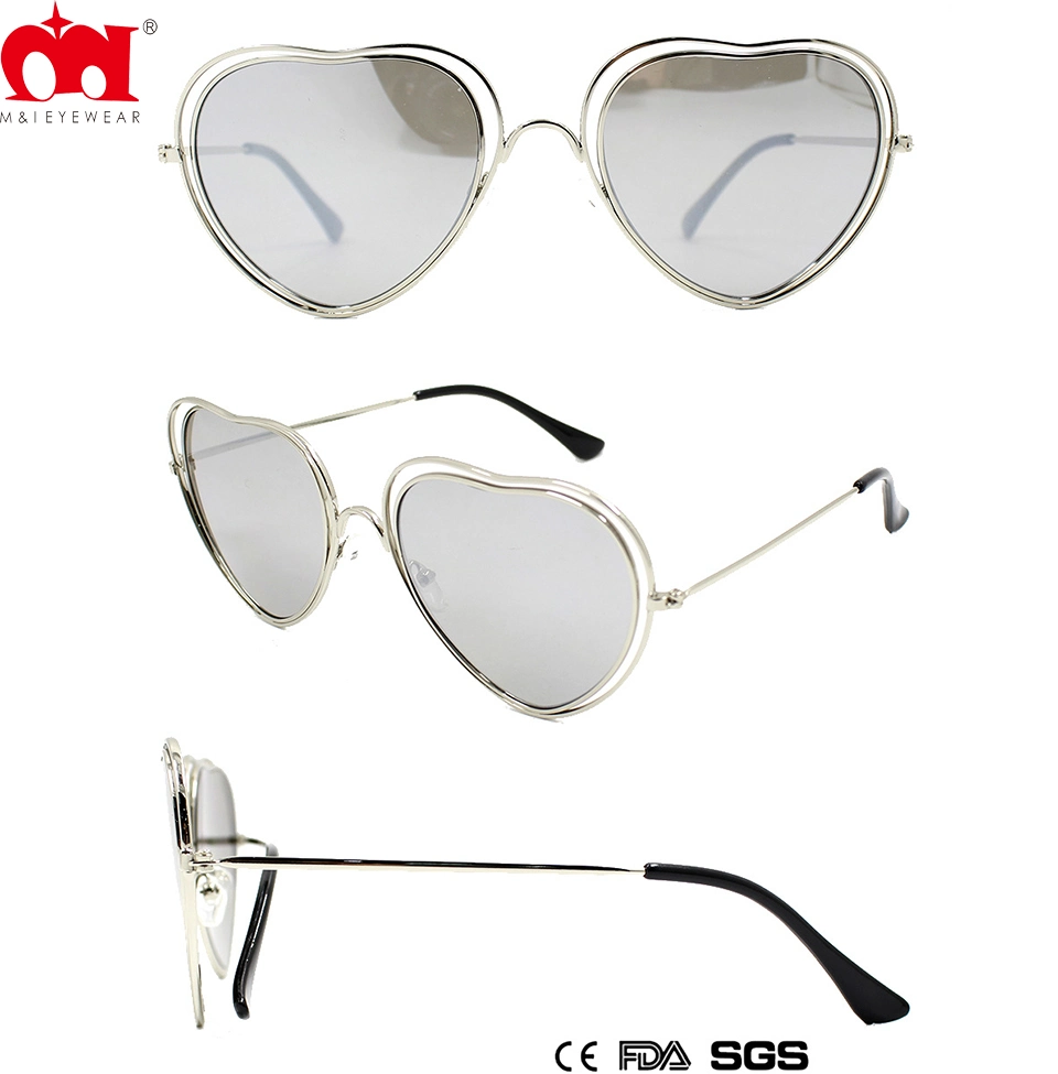 Style Heart-Shaped Brand Sunglass Frame for Ladies (WSM903012)