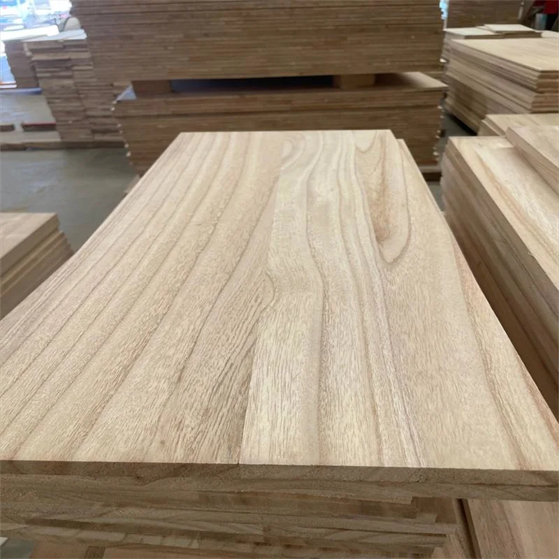 China Pao Tong High Quality Solid Paulownia Wood Board for Making Furniture