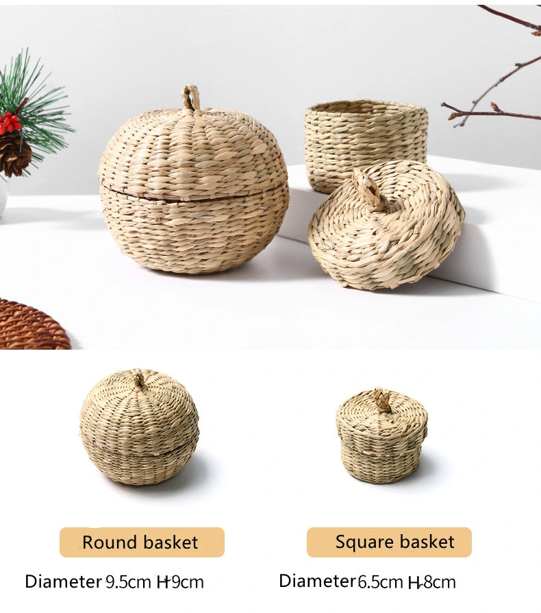 Mini Portable Bamboo Storage Fruit Basket