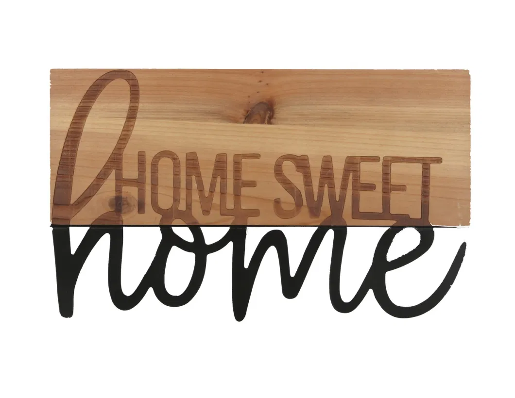 Home Sweet Home Rustic Wood Sign Wall Decor