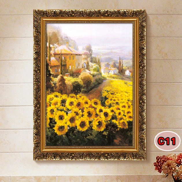 Framed Handmade Painting Flower Vase Canvases Art Abstract Painting for Home Decor Large Wall Picture Flower Oil Painting