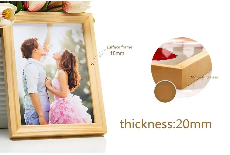 Wooden Photo Frame Nature Wood Picture Frame