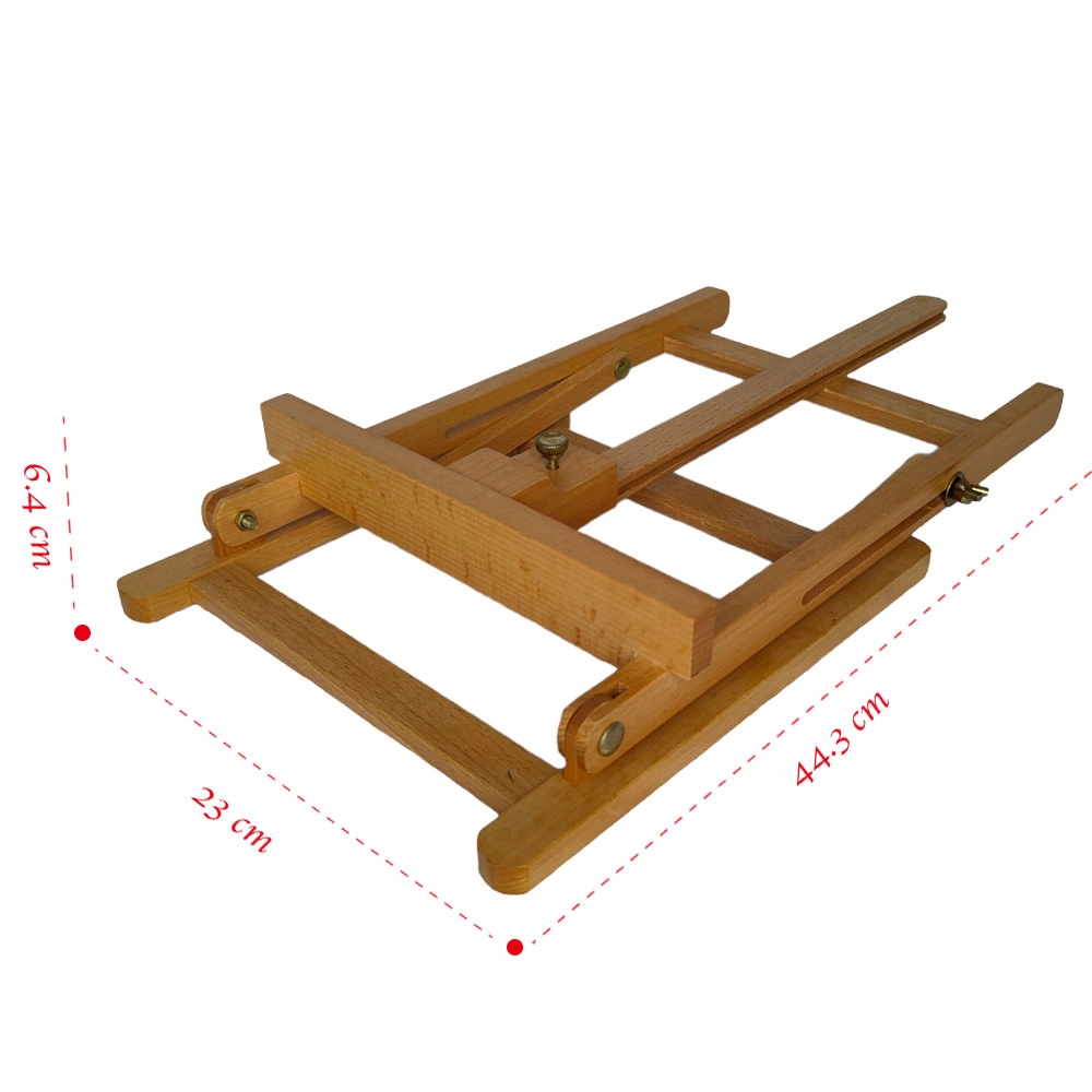 Adjustable Tabletop Wooden H-Frame Studio Easel