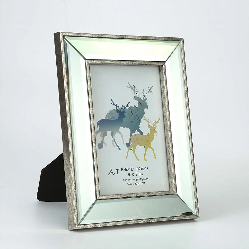 Champagne Mirrored Picture Frame Home Products Photo Frame