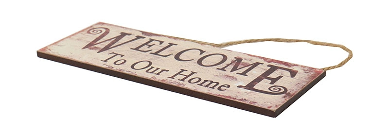 Custom Design Wooden Signs with Welcome to My Home Restaurant Signs Design Wood Door Signs for Decoratio