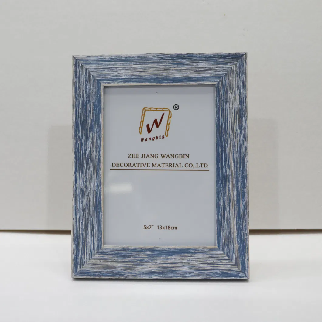 Multi-Color Optional Solid Wood Wall-Mounted High-Definition Anti-Glare Photo Frame