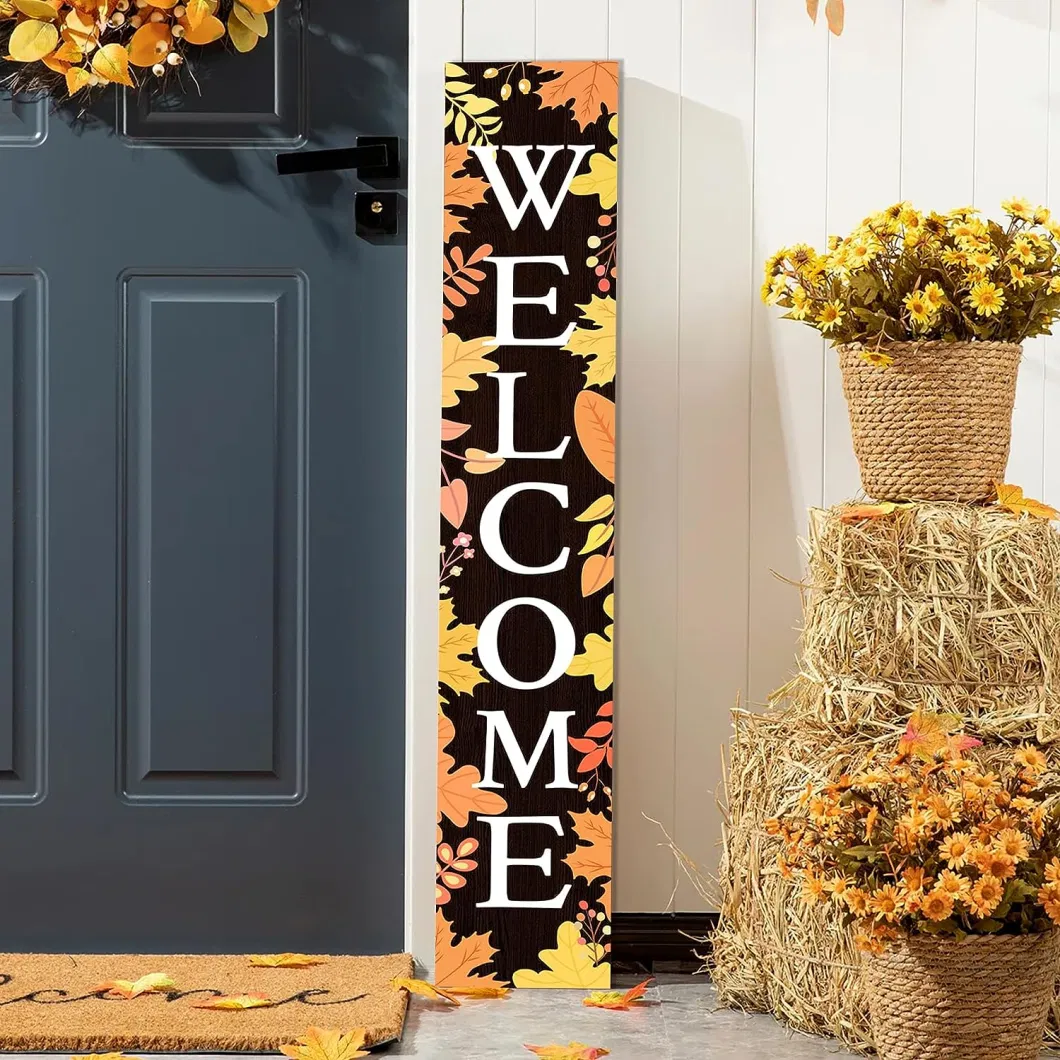 Welcome Sign for Harvest Thanksgiving Home Decor