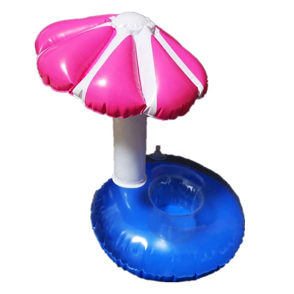 Inflatable Umbrella Mushroom Shape Drink Holder for Swimming Pool Party