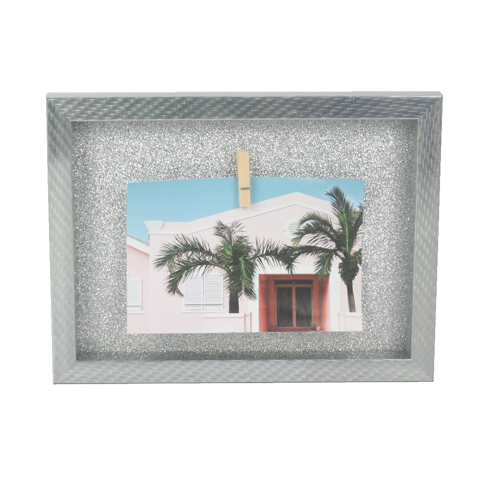 Wall Hanging Iridescent Collage Photo Frame Multi Openings Picture Frame