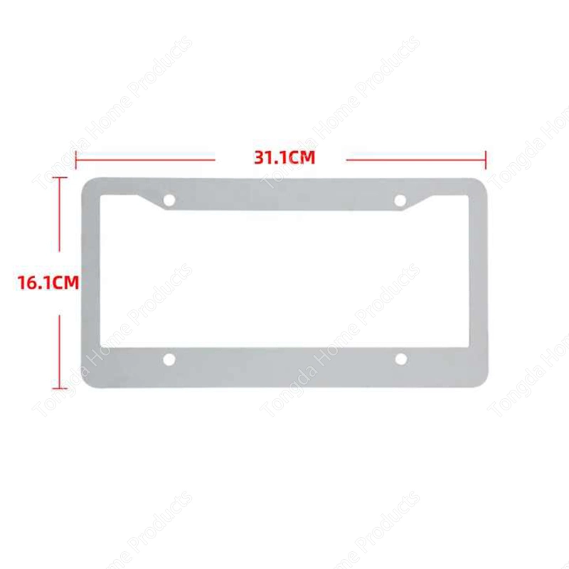 High Quality Standard USA Customized 2/4 Holes Plastic/Stainless Steel/Zinc Alloy Car License Plate Frame/Holder