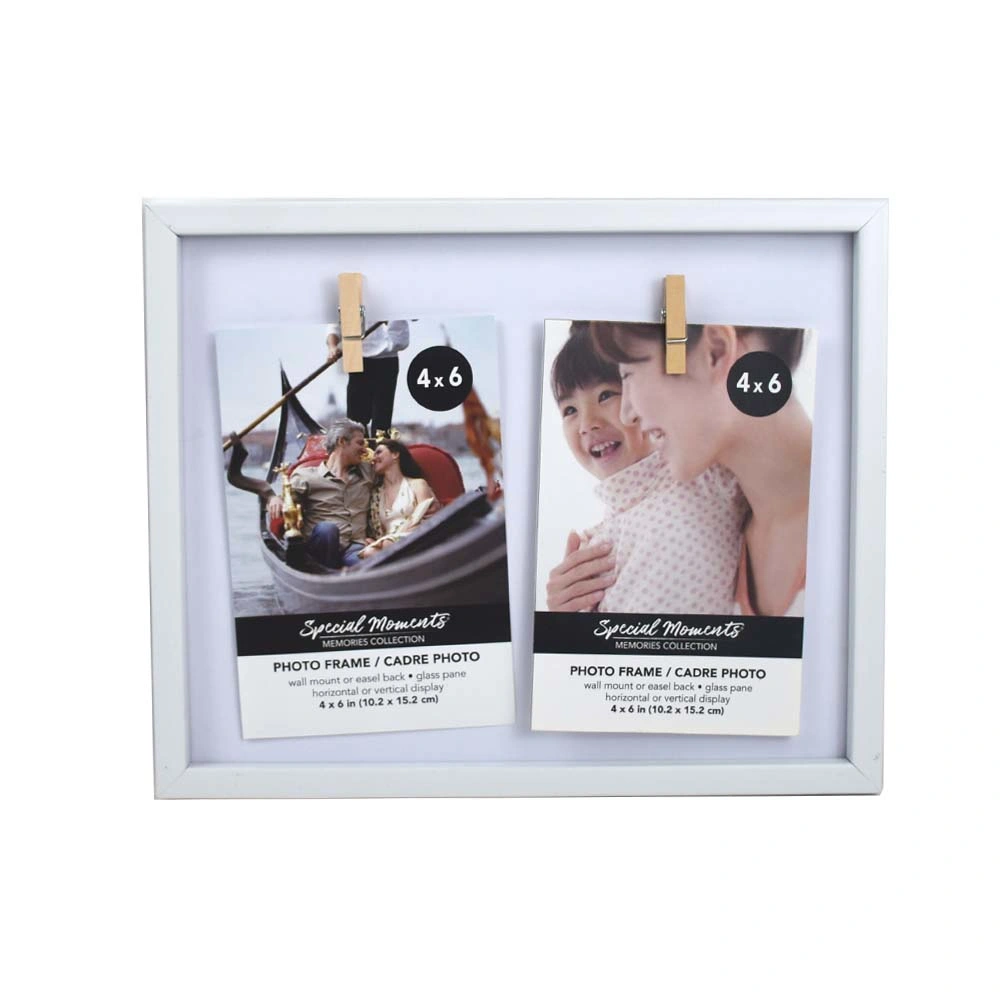 Cheap PS Picture Frame with Clip for Home Deceration