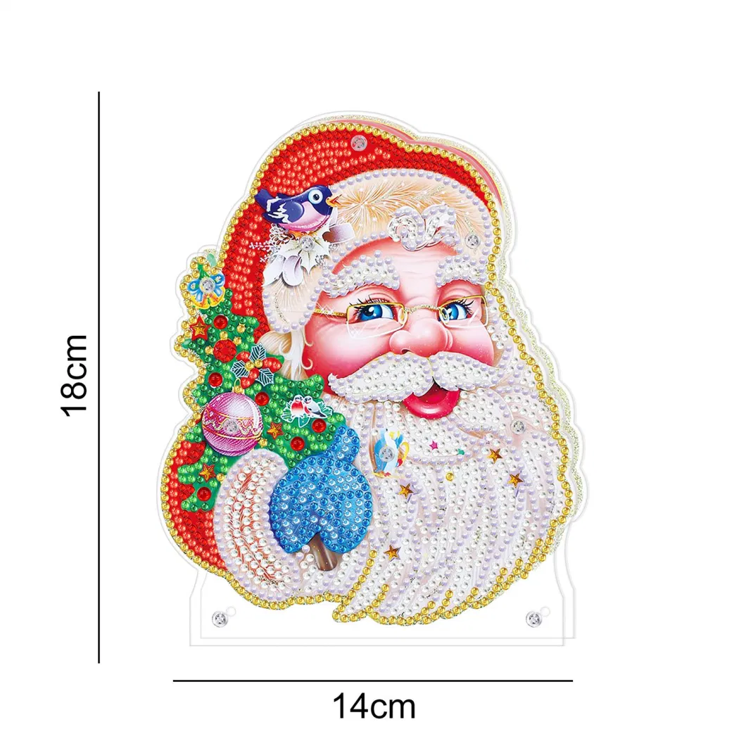 5D Diamond Painting Christmas LED Light for Home Decoration