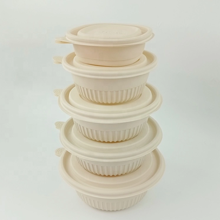 Psm Free Biodegradable Food Container Disposable Bagasse Pulp Clamshell Box Plate Tray