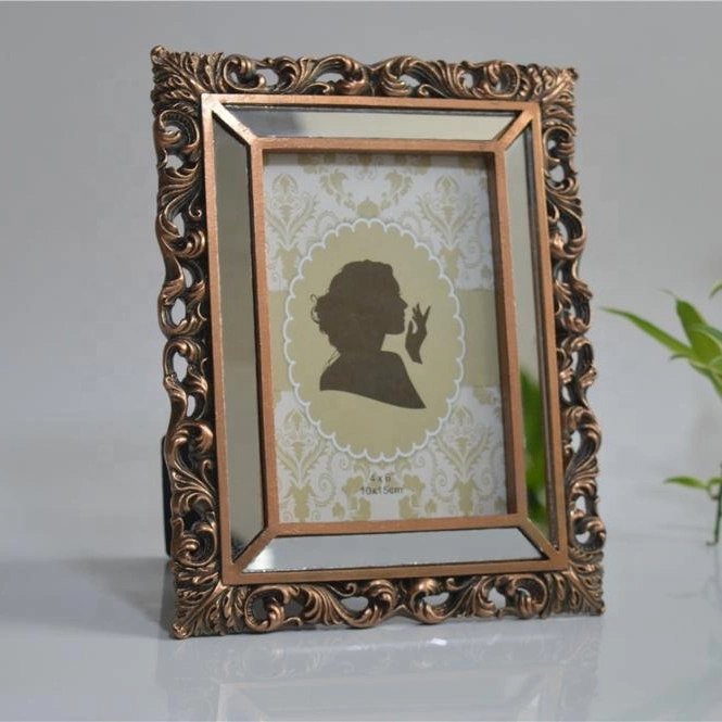 Family Love Resin Photo Frame Gold Vintage Baroque Ornate Antique Picture Frames