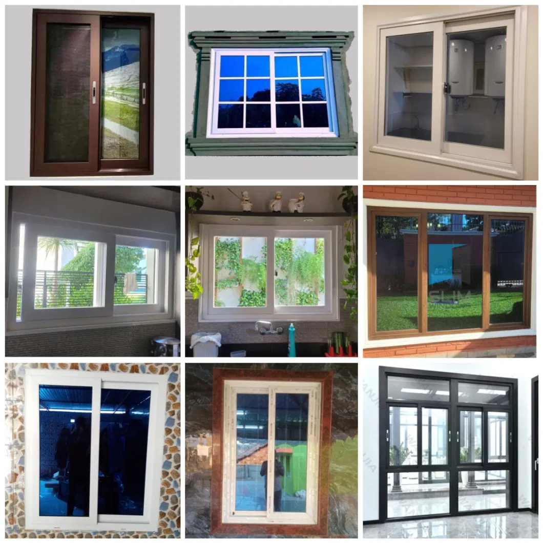 Baydee/Beidi 80/88mm Sliding Fullbody Color Extrusion UPVC Profile for Windows and Doors