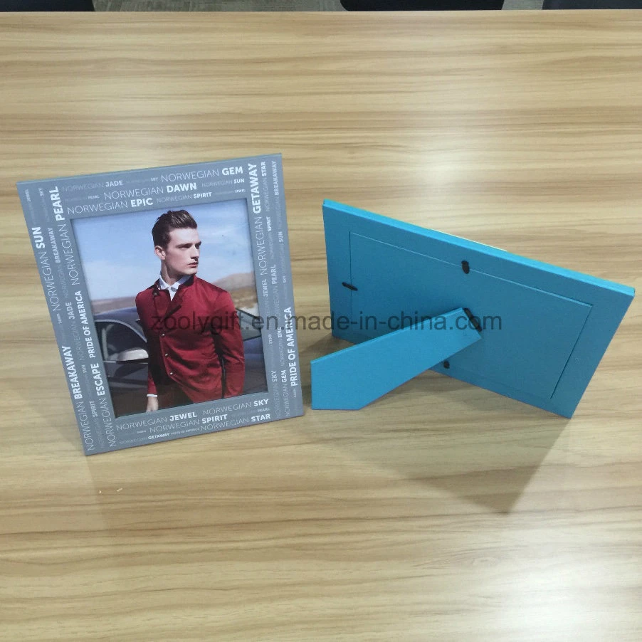 Desktop Paper Photo Frame Customize PU Leather Photo Frame