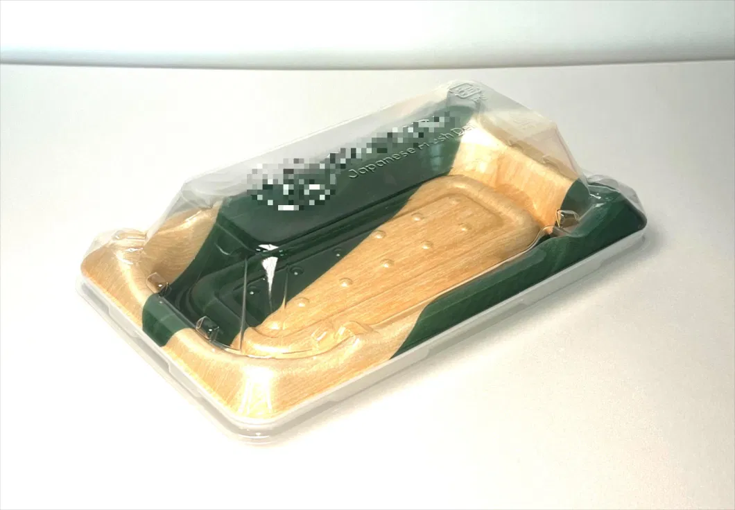 Supermarket Take Away Togo Packaging Box Food Takeaway Packing Custom Disposable Plastic Sushi Delivery Tray