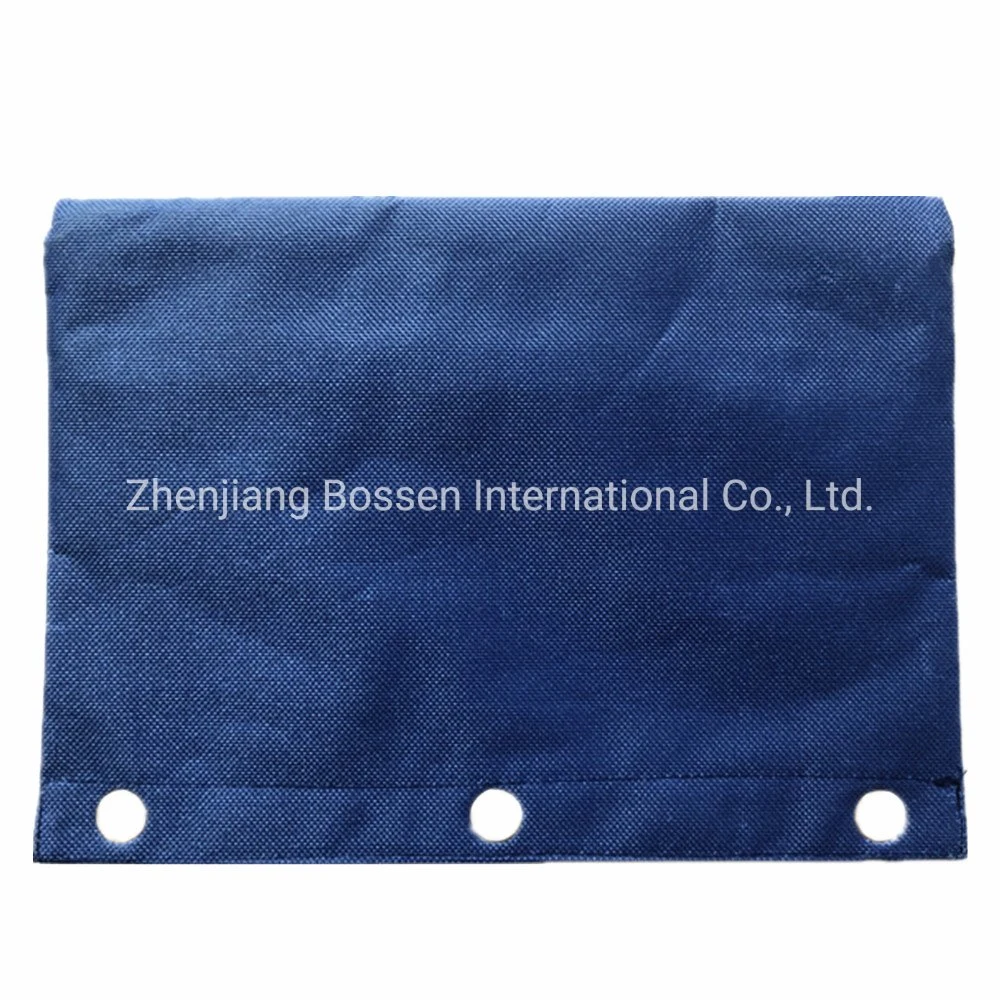 OEM Customized Logo Print Cotton Pen Holder Zipper Pouch Pencil Case File Bag