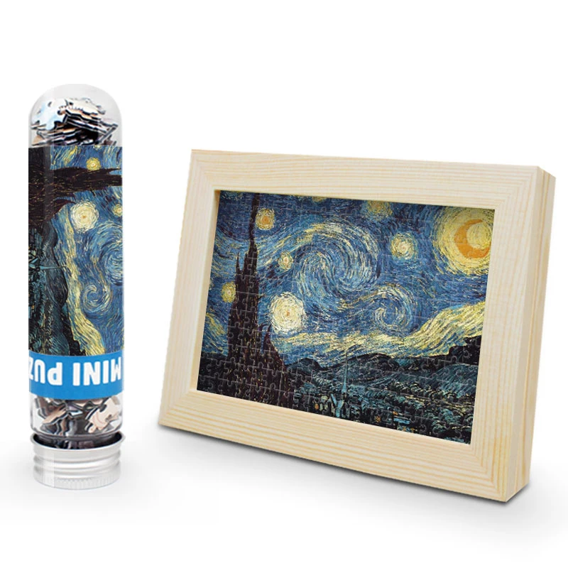 The Great Wave off Kanagawa Jigsaw Puzzle 150PCS Micro Puzzle with Photo Frame Kids Puzzle