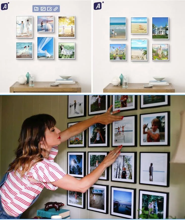 Modern Plastic Restickable Photo Frames Mixtiles