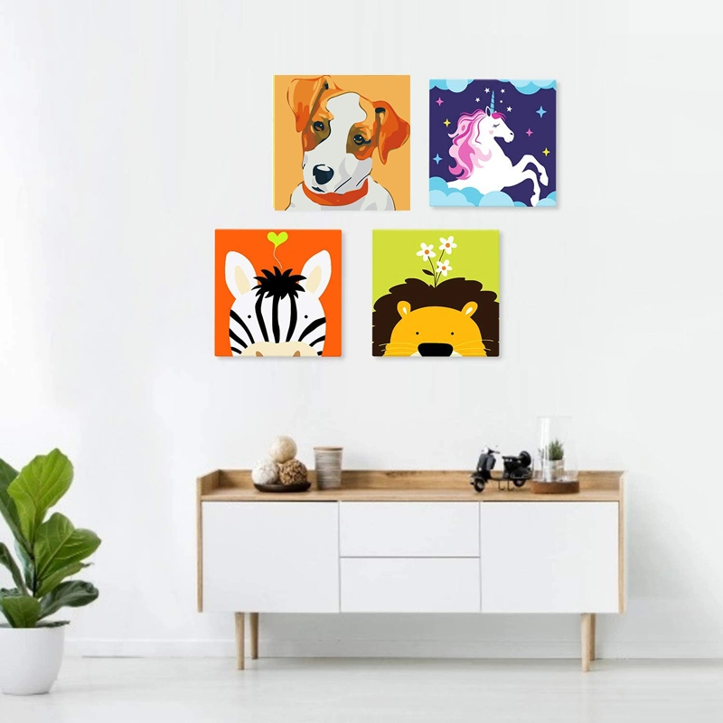 DIY Digital Painting by Numbers for Beginners Dog Paint in Home Decor