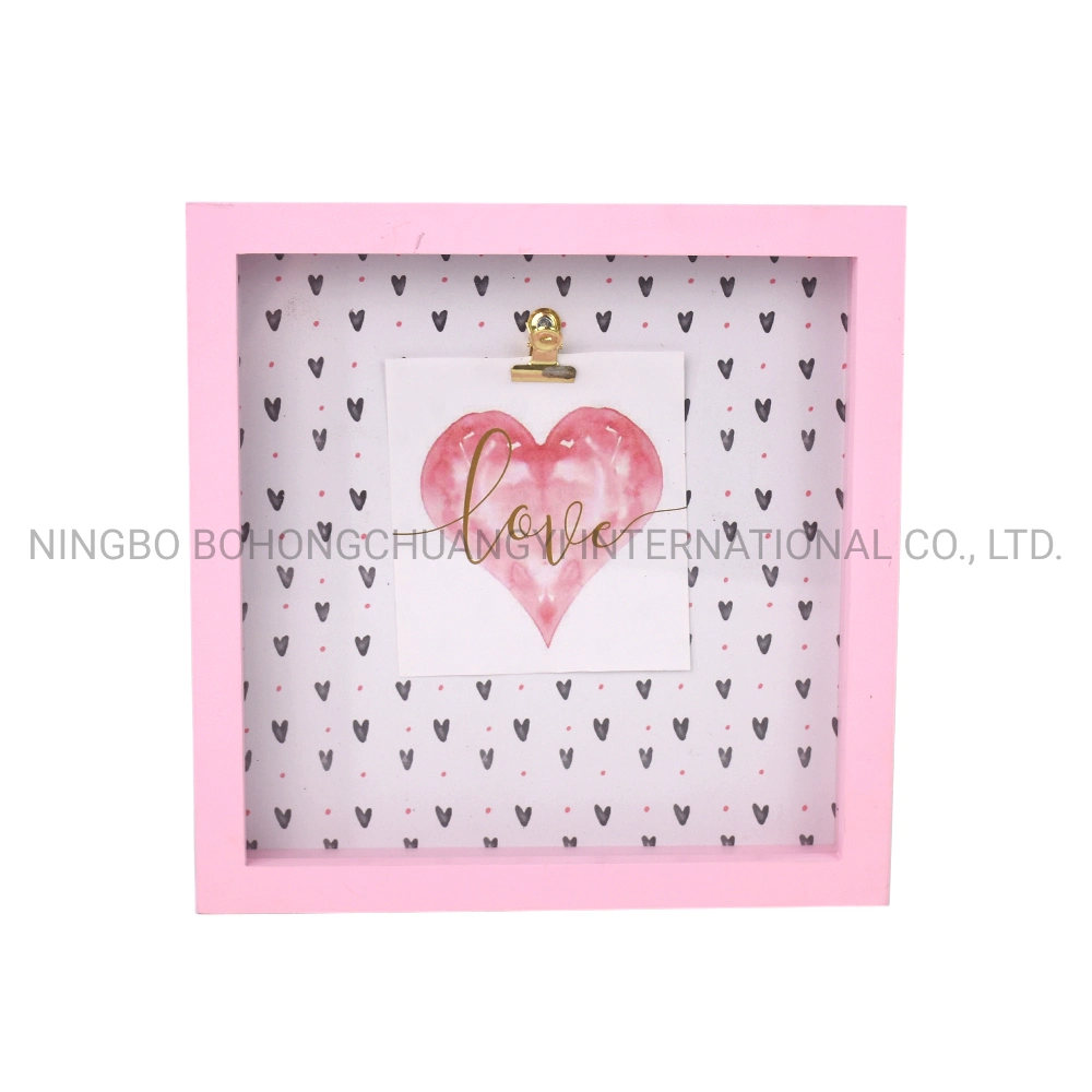 Cute Design MDF Photo Frame for Desktop Decoration