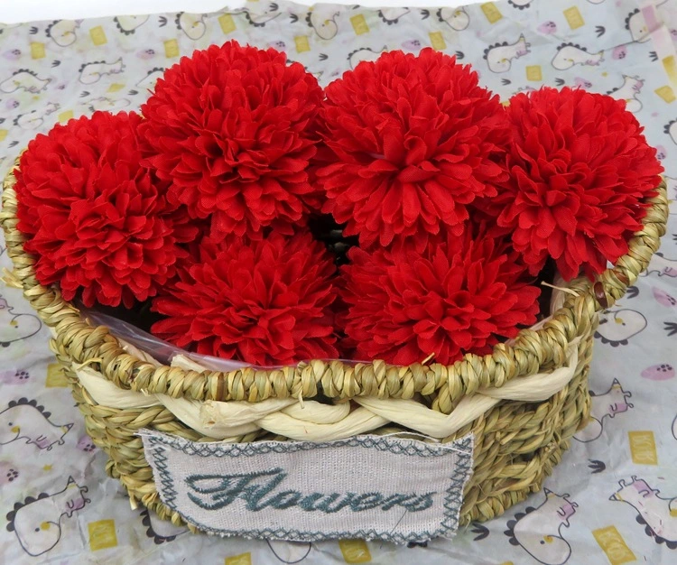 Ping-Pong Chrysanthemum Fake Flower Wedding Hall Decoration Photography Props Dry Flower