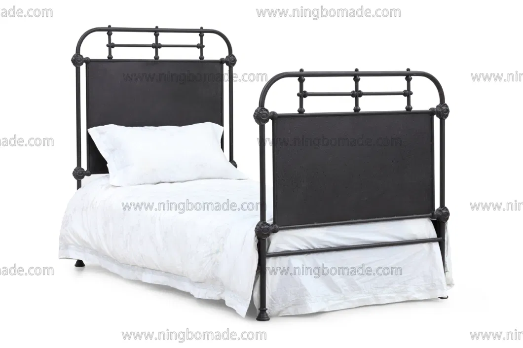 Modern Nordic Style Simple Pavilion-Style Light Luxury Iron Single Bed Frame