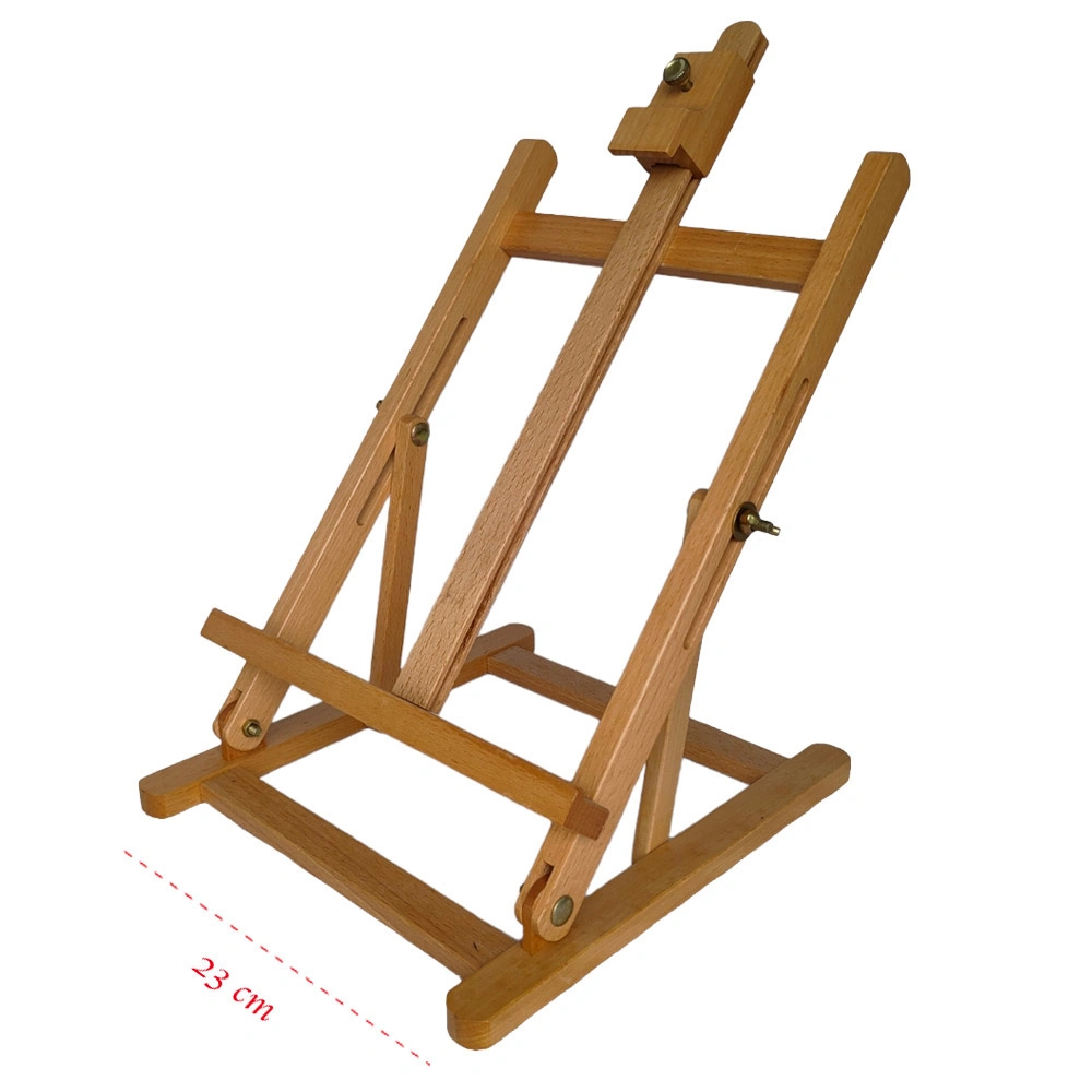 Adjustable Tabletop Wooden H-Frame Studio Easel