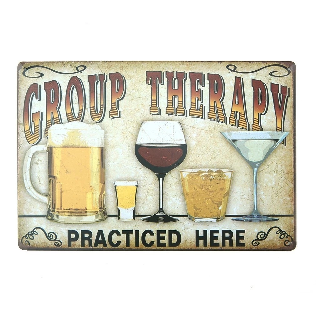 Custom Logo Vintage Beer Metal Plate Painting Wall Decor for Bar Pub Kitchen Home Poster Plate Metal Signs Painting Plaque 20*30cm