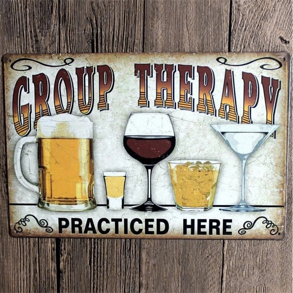 Custom Logo Vintage Beer Metal Plate Painting Wall Decor for Bar Pub Kitchen Home Poster Plate Metal Signs Painting Plaque 20*30cm