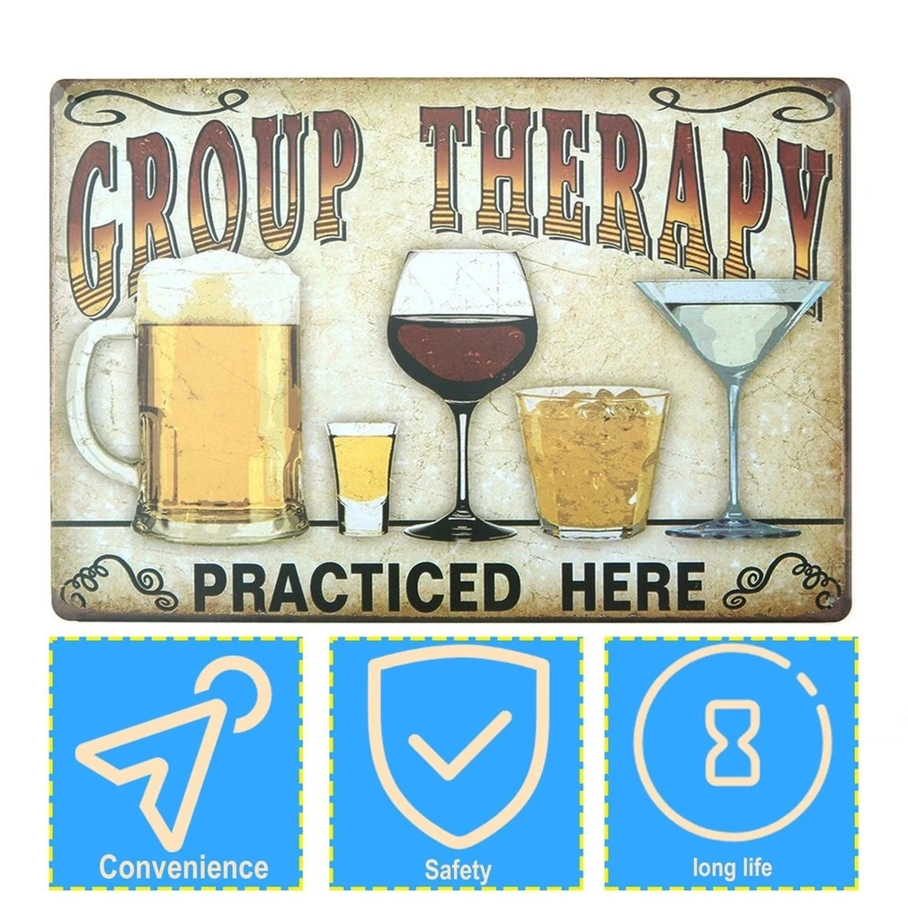 Custom Logo Vintage Beer Metal Plate Painting Wall Decor for Bar Pub Kitchen Home Poster Plate Metal Signs Painting Plaque 20*30cm