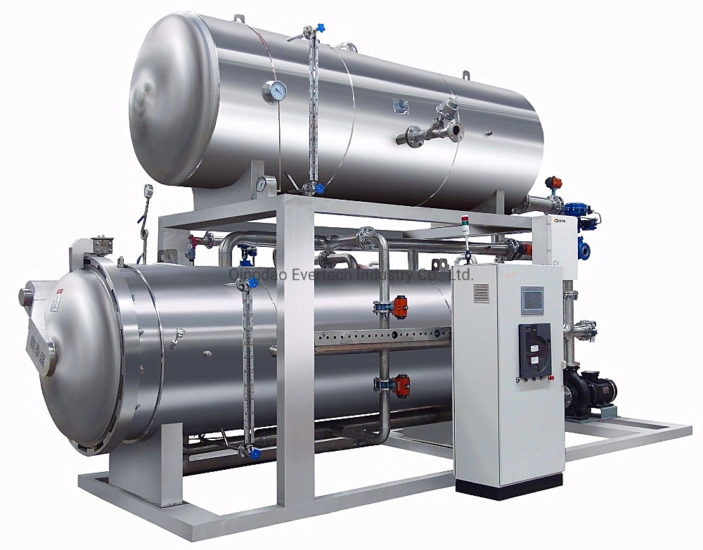 Double Layer High Temperature Sterilization Pot Retort Sterilizer/Automatic for Canned Food