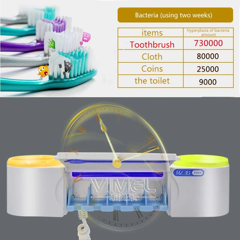 Portable UV Toothbrush Sterilizer for Traveling and Household