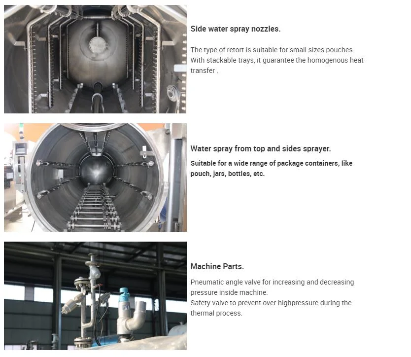 Sausage Medical Waste Sterilization Retort Sterilizer